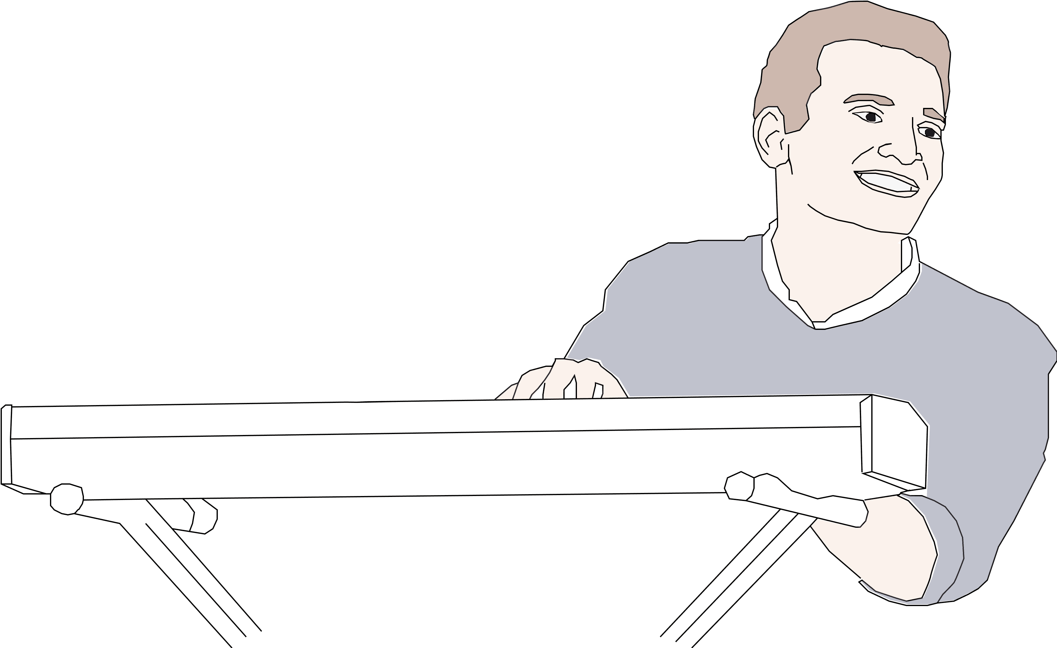 Illustration of playing jazz piano